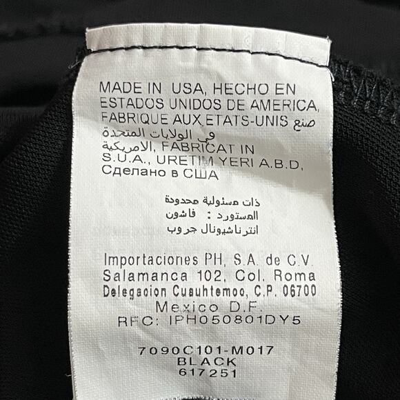 bebe Halter Top Womens Size XS Black Gold Chain Neckline USA Y2K Party Classy - Picture 7 of 9